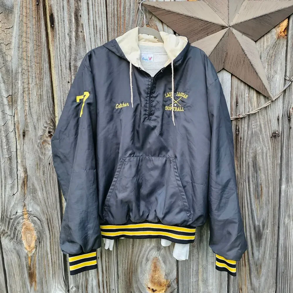 Softball Jacket & Sweatshirt Size XL Farmville Central Lady Jaguars VTG 90s NC - Picture 11 of 12